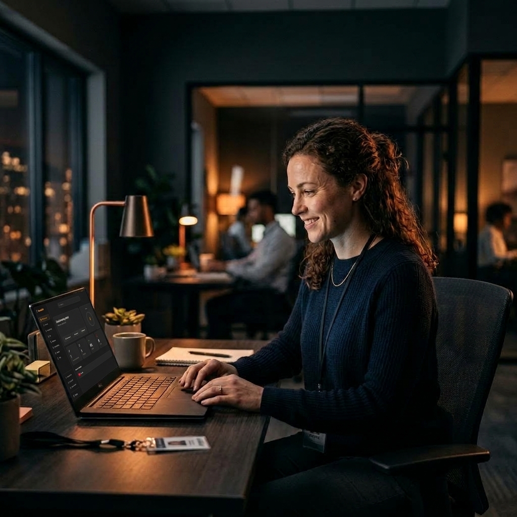 Happy PassSafer user working securely